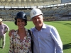 Marilia Rebello e Zico no Maracanã 20mar2013